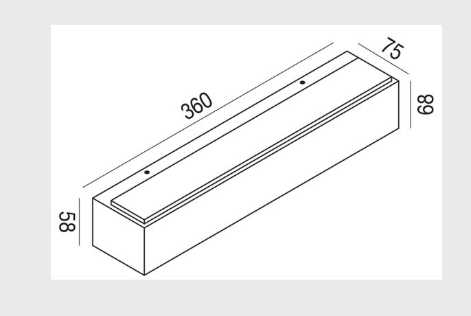 GEALUCE Applique in alluminio bianco-antracite-marrone IP54 LED GEALUCE Applique in alluminio bianco-antracite-marrone IP54 LED
